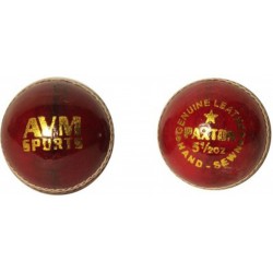 AVM Paxton Red Cricket Ball (Pack of 2)